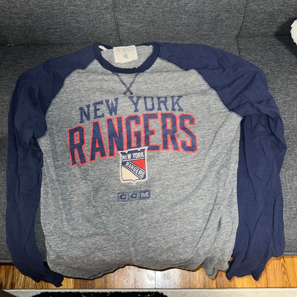 New York Rangers vintage style long sleeve